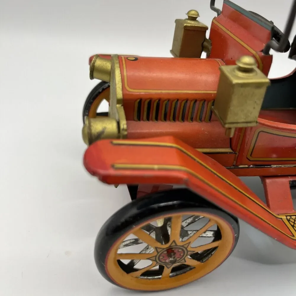 Modern Toys Tin Lever Car Patent #27579 VNTG